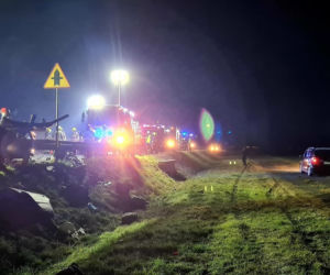 Koszmarny wypadek na granicy województw dolnośląskiego i opolskiego