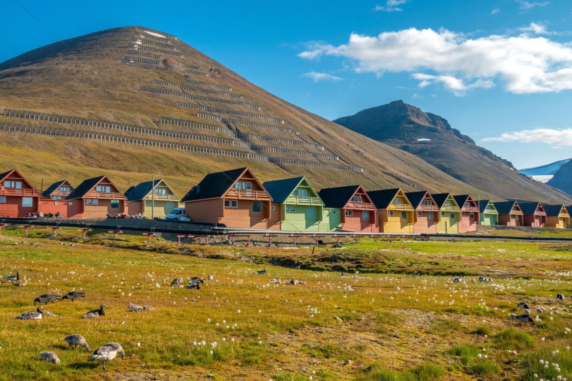 Longyearbyen na Svalbard