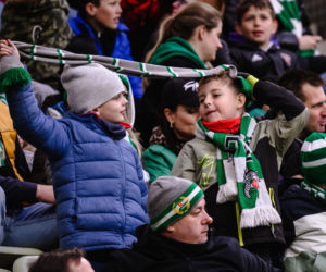 Lechia Gdańsk - Raków Częstochowa; Zdjęcia kibiców z meczu 30. kolejki PKO BP Ekstraklasy