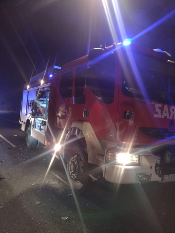Poważny wypadek w gminie Wielka Nieszawka. Dwie osoby ranne