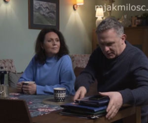 M jak miłość. Artur Rogowski (Robert Moskwa), Marysia (Małgorzata Pieńkowska)