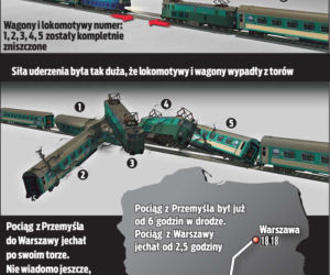 KATASTROFA KOLEJOWA w Szczekocinach. REKONSTRUKACJA zderzenia dwóch pociągów
