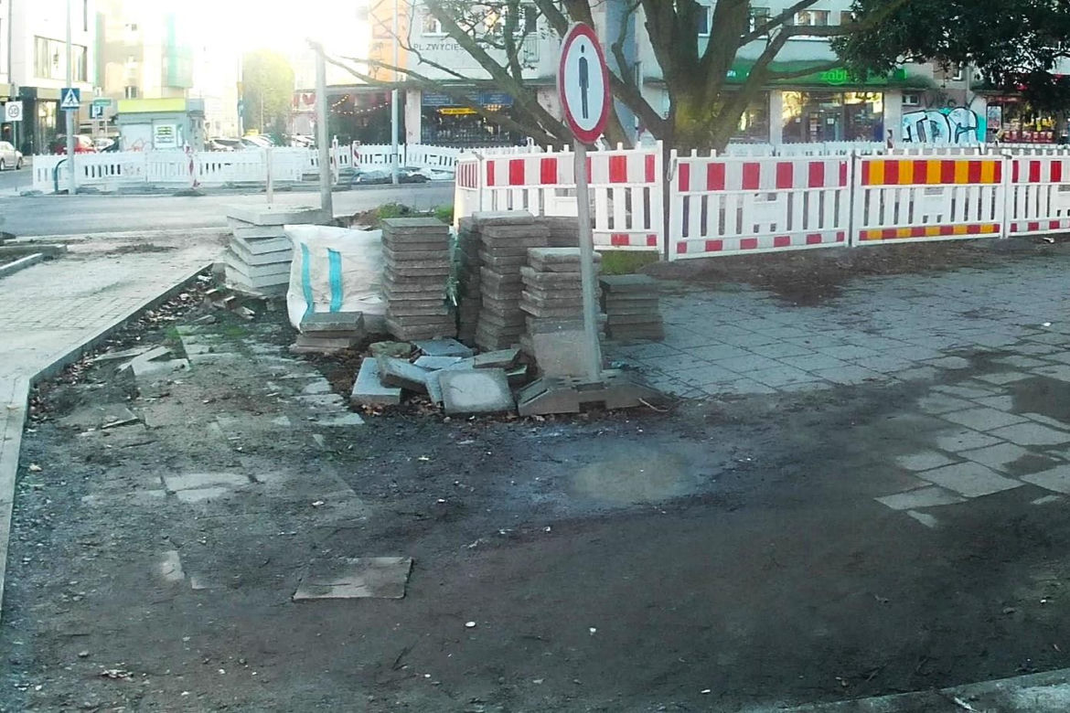 Zbliża się termin zakończenia przebudowy placu Zwycięstwa