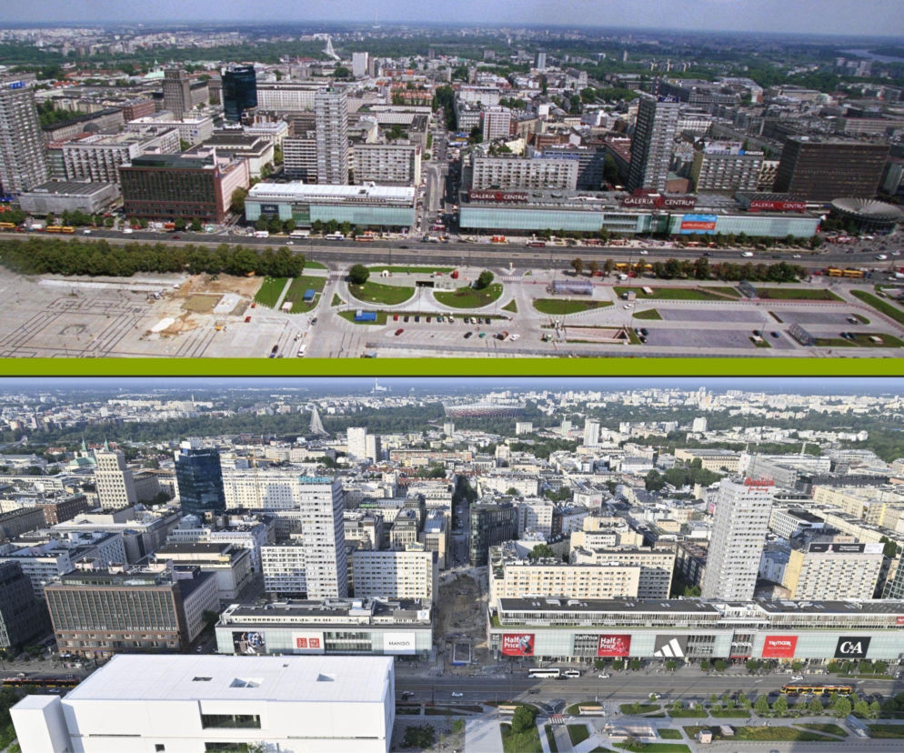 Tak zmieniła się Warszawa. Porównaliśmy zdjęcia z 2000 i 2025 r.