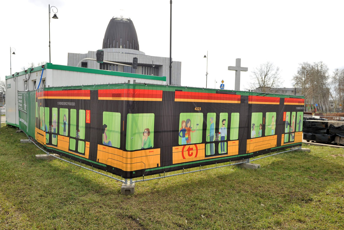 Tak wygląda budowa tramwaju do Wilanowa