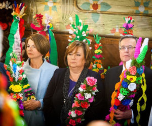 Prezydent Komorowski poświęcił palmę
