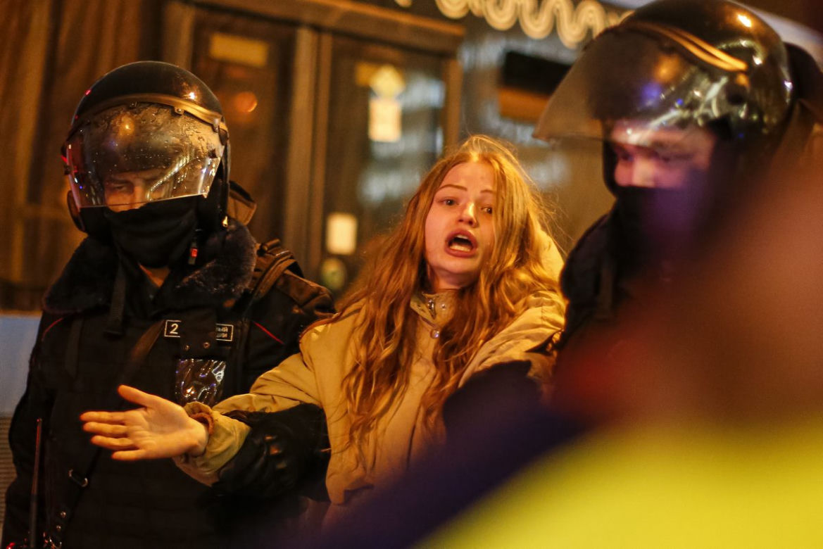 Wyszyli na ulice dla Navalnego. Protesty w Rosji.