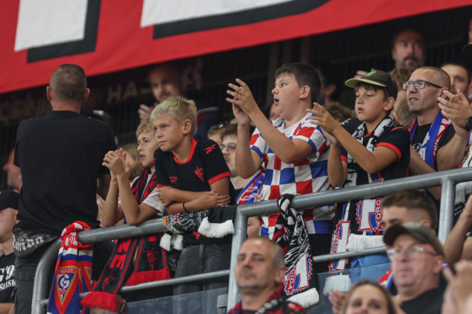 Górnik Zabrze - AS Monaco: Zdjęcia kibiców i zawodników z meczu eliminacji Ligi Konferencji