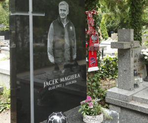 Nowy grób Jacka Magiery