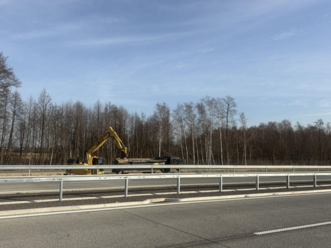 Postępy na budowie A2 Siedlce - Biała Podlaska