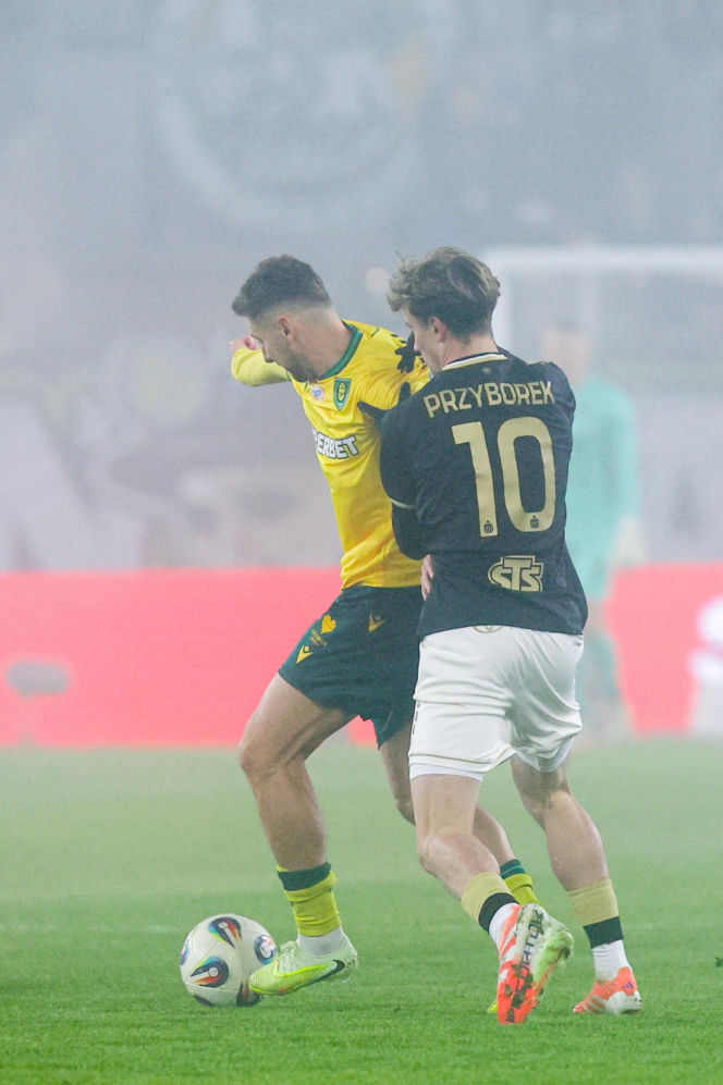 GKS Katowice - Pogoń Szczecin, zdjęcia kibiców i zawodników z meczu 17. kolejki PKO BP Ekstraklasy