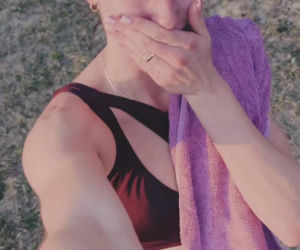 Natalia Bukowiecka w święta morsowała z siostrą