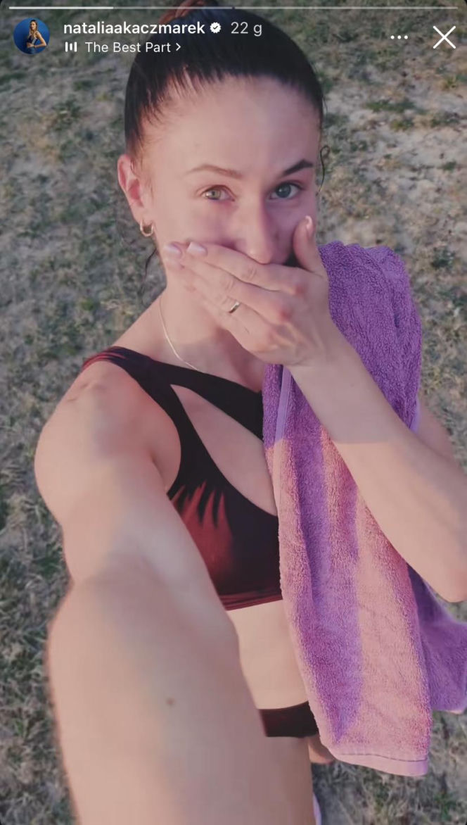 Natalia Bukowiecka w święta morsowała z siostrą