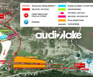Mapa terenu festiwalu