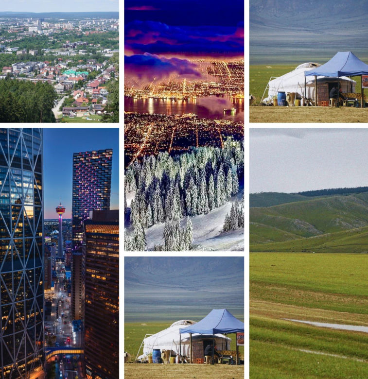 Kielce, Calgary, Vancouver i Darchan