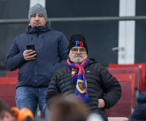 Kibice na meczu Piast Gliwice - Legia Warszawa