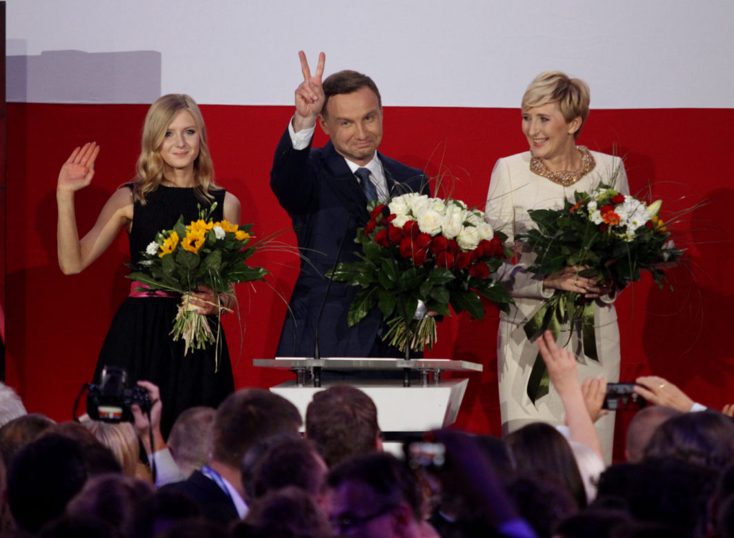 Tak świętowali wygrani - Andrzej Duda.