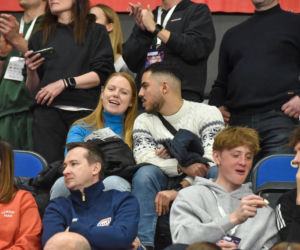 Halowe mistrzostwa Polski w Kujawsko-Pomorskiej Arenie Toruń. Zdjęcia kibiców i zawodników