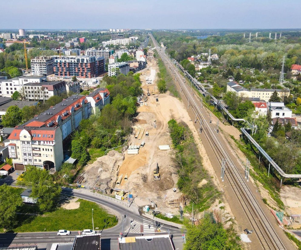 Budowa ul. św. Wawrzyńca w Poznaniu