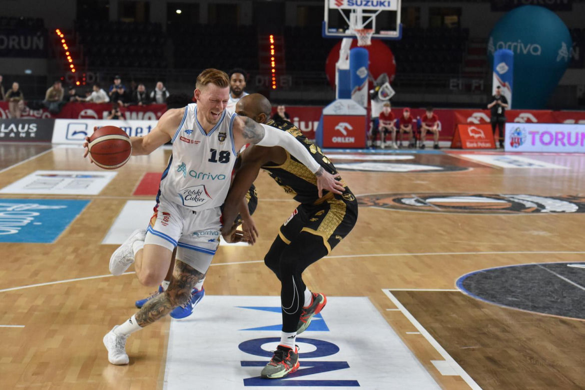 Arriva Polski Cukier Toruń - Trefl Sopot, zdjęcia kibiców i zawodników z meczu Orlen Basket Ligi
