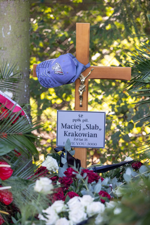"Maciej "Slab" Krakowian spoczął na wielkopolskim cmentarzu"
