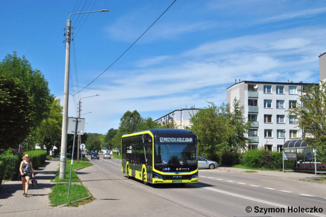 Elektryczny MAN na testach w Skarżysku-Kamiennej