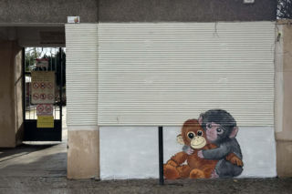 Artysta namalował mural z małpką Punch i wpadł w kłopoty! Zaskakujący finał