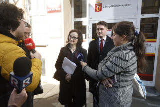 Przełom w sprawie kary za dwa centymetry? Właścicielka piekarni spotkała się z dyrektorem ZDM