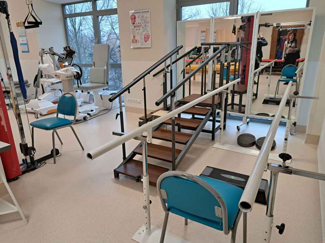 Remont Ośrodka Rehabilitacji i pokaz użycia egzoszkieletu - Szpital im. św. Łukasza w Tarnowie