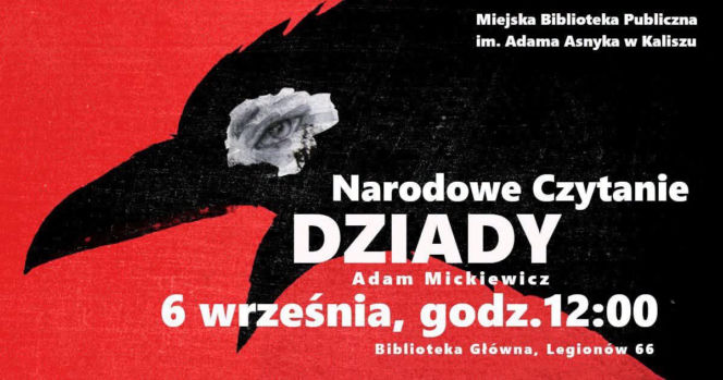 Narodowe Czytanie w MBP im. Adama Asnyka w Kaliszu. Gościem czytelni będzie aktor Zdzisław Wardejn