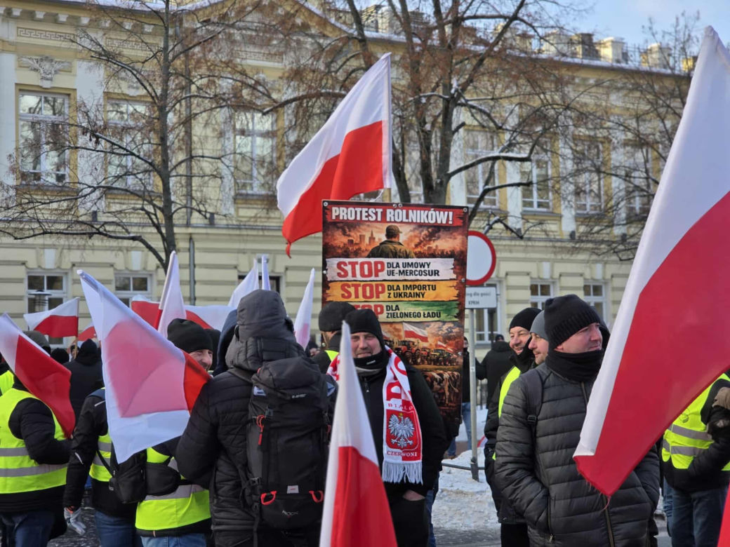 Protest rolników w Warszawie (9.01.2026)