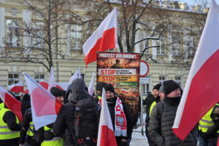 Protest rolników w Warszawie (9.01.2026)