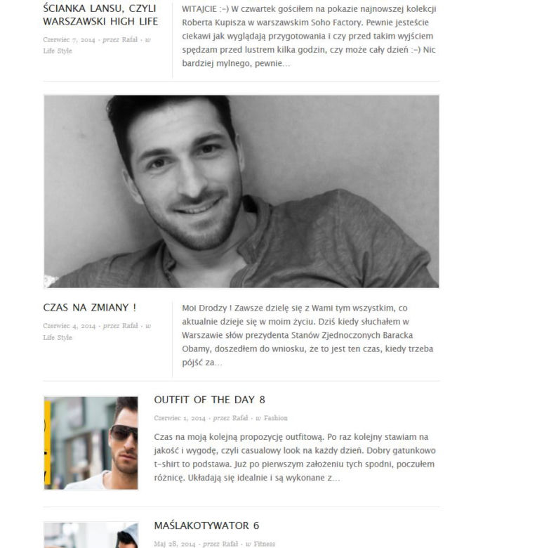 Blog Rafała Maślaka - Mister Polski