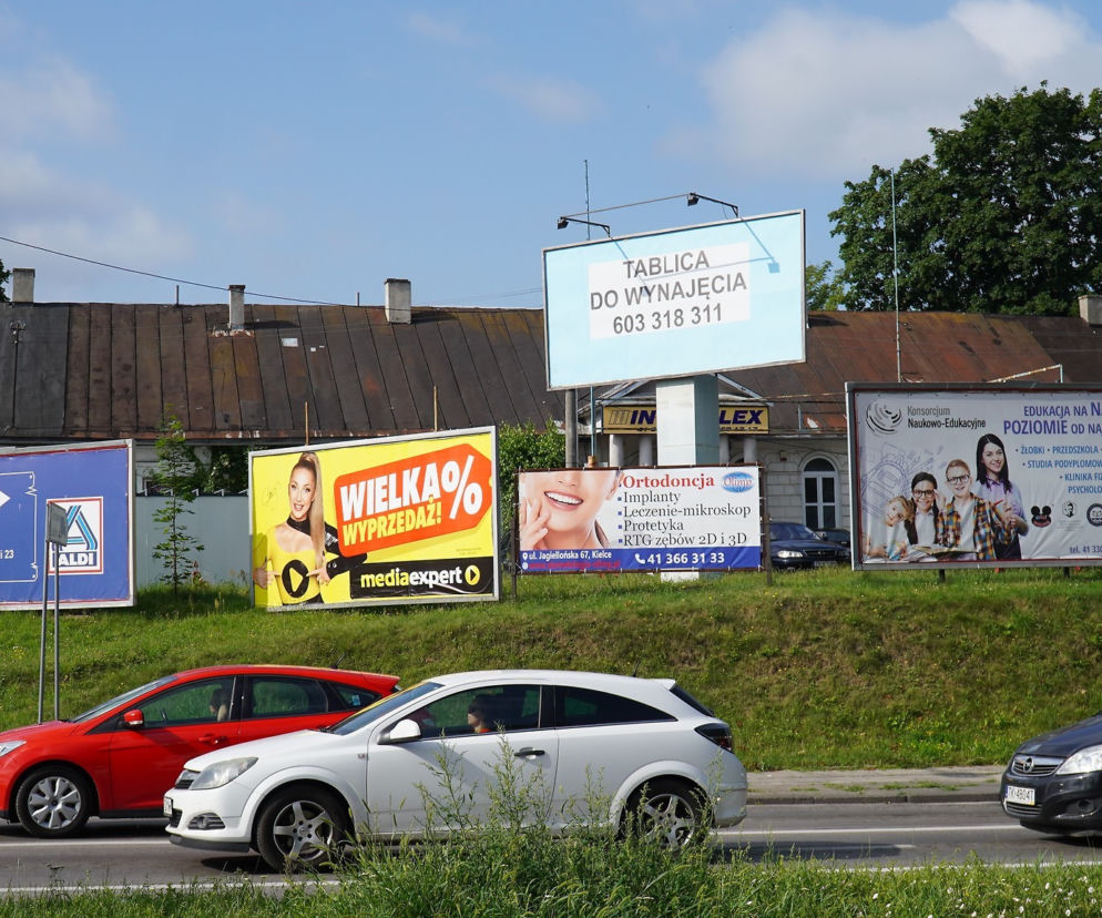 Szyldy reklamowe w Kielcach 