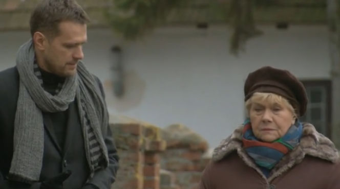 M jak miłość odc. 1065. Michał Łagoda (Paweł Okraska), Barbara Mostowiak (Teresa Lipowska)