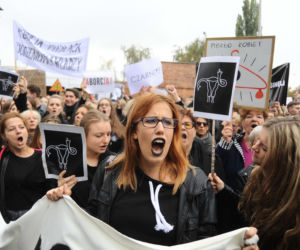CZARNY PROTEST W WARSZAWIE.