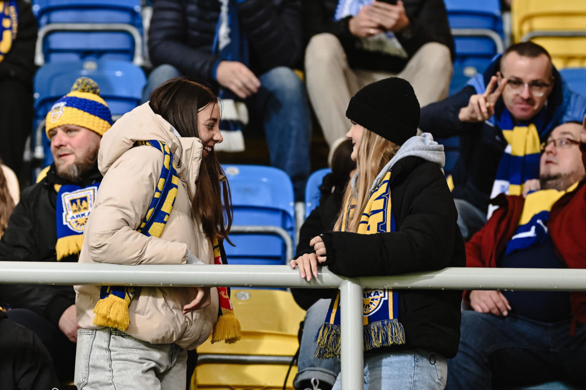 Arka Gdynia - Lech Poznań: Zdjęcia kibiców z meczu 15. kolejki PKO BP Ekstraklasy