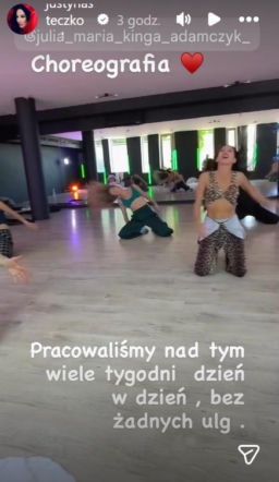 Steczkowska na próbach przed Opolem