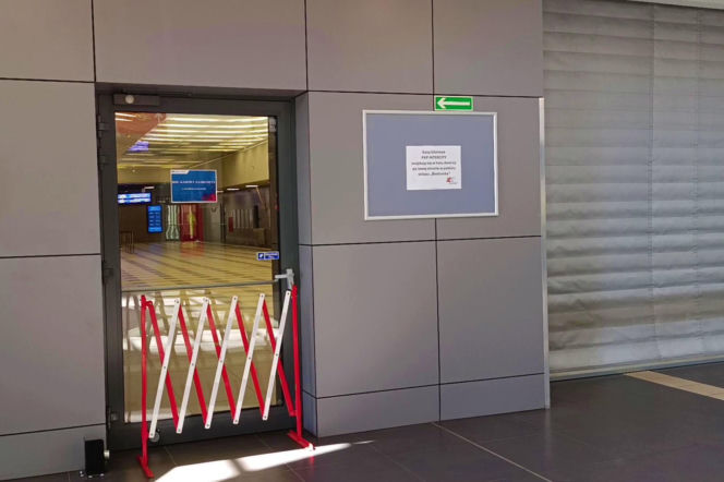 Awaria na dworcu w Szczecinie