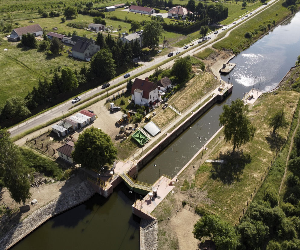 Kończy się remont śluzy Opatowice