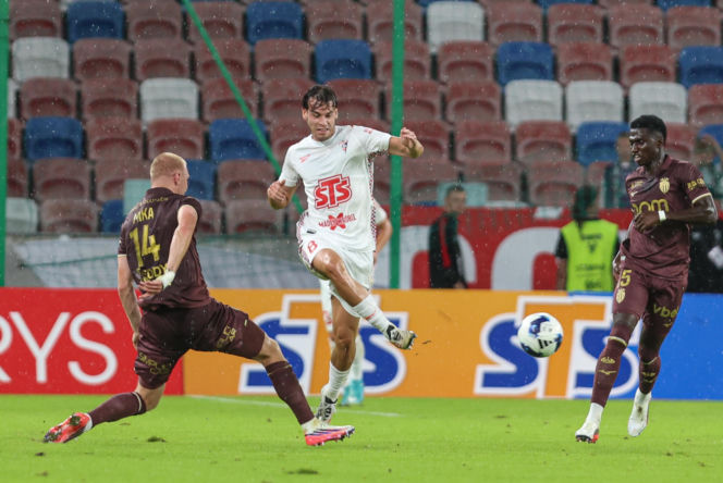 Górnik Zabrze - AS Monaco: Zdjęcia kibiców i zawodników z meczu eliminacji Ligi Konferencji