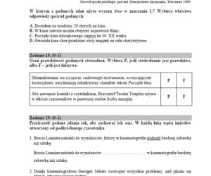 Egzamin ósmoklasisty 2019 - Arkusze Język Polski