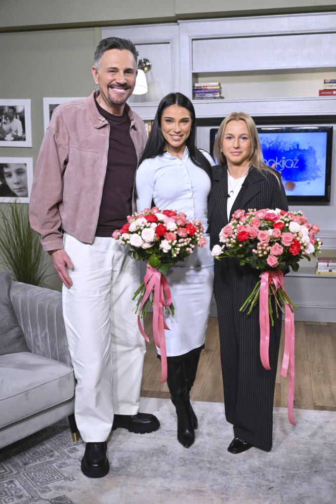 Natalia Natsu Karczmarczyk z mamą u Krzysztofa Ibisza