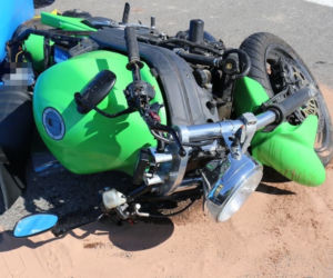 Zderzenie motocykla i ciągnika zakończyło się tragicznie. 38-latek zginął na miejscu