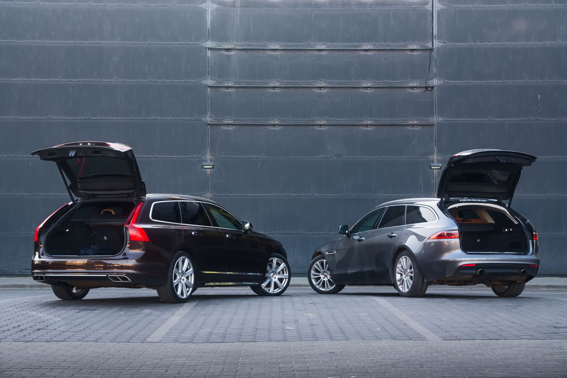 Jaguar XF Sportbrake vs. Volvo V90