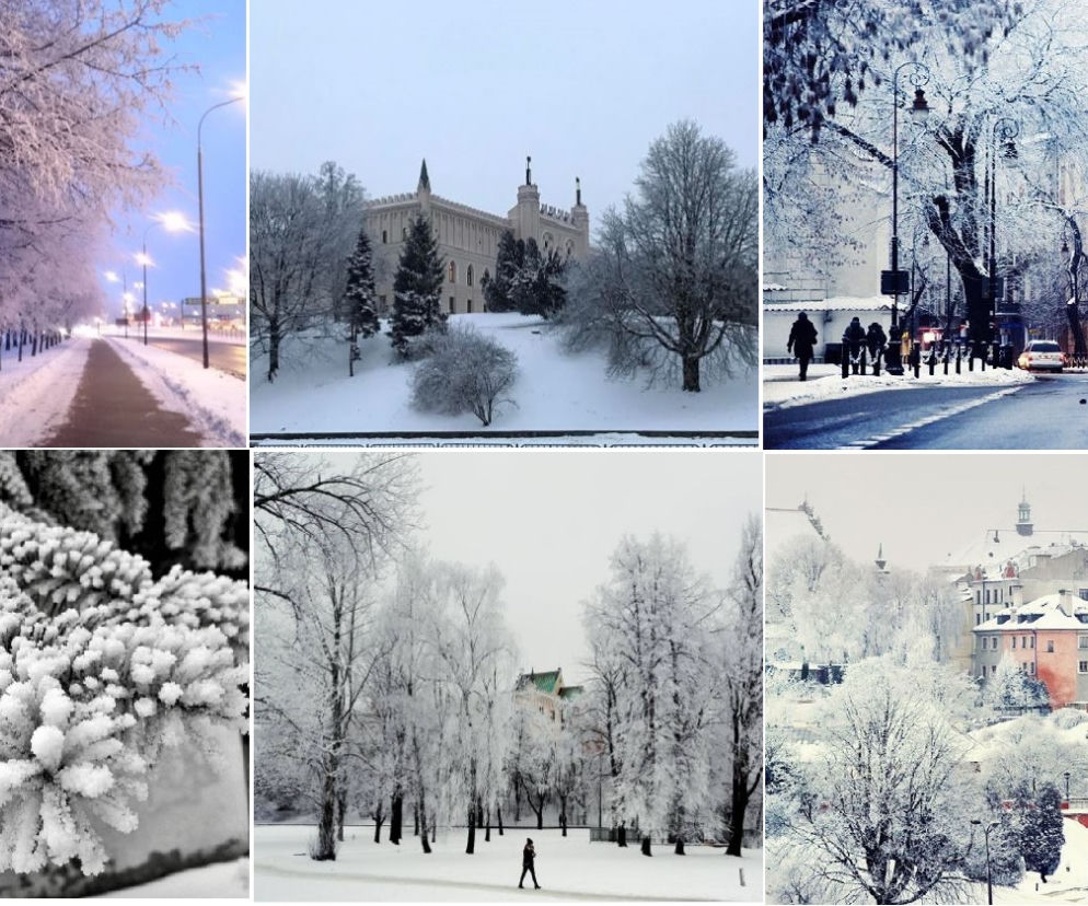 Mieszkańcy Lublina chętnie fotografują zimę