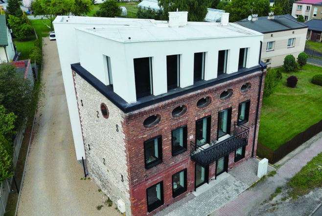 Budynek przy ulicy Ludowej w Częstochowie - nadbudowa