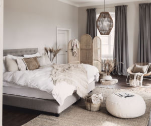 Sypialnia boho