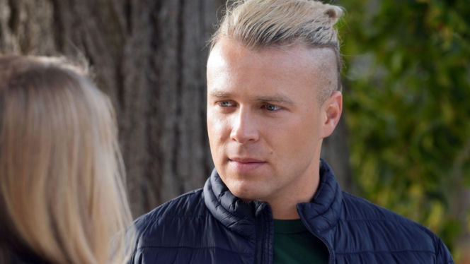 Barwy szczęścia, odc. 3348. Grażyna (Kinga Suchan), Patryk (Konrad Skolimowski)