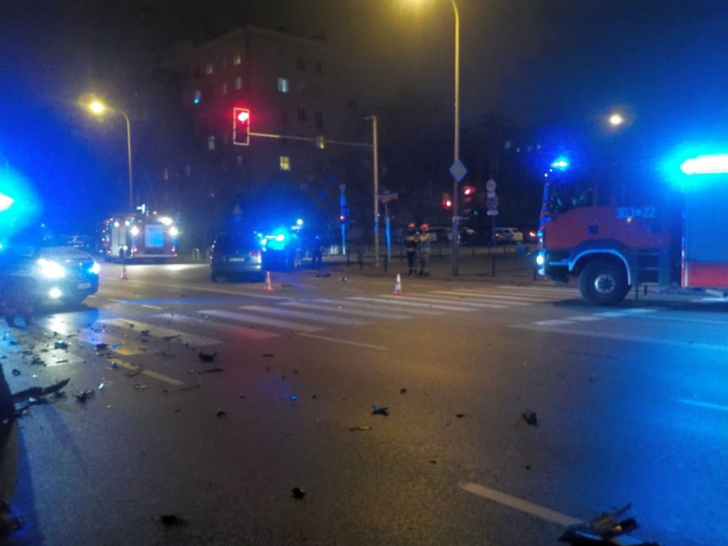  Groźny wypadek na Ochocie